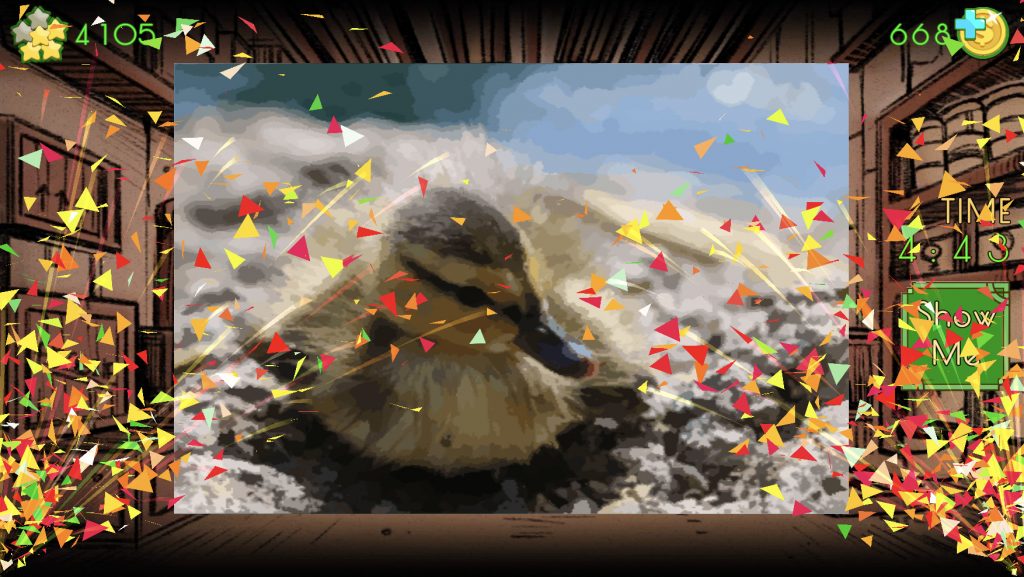 Winning confetti